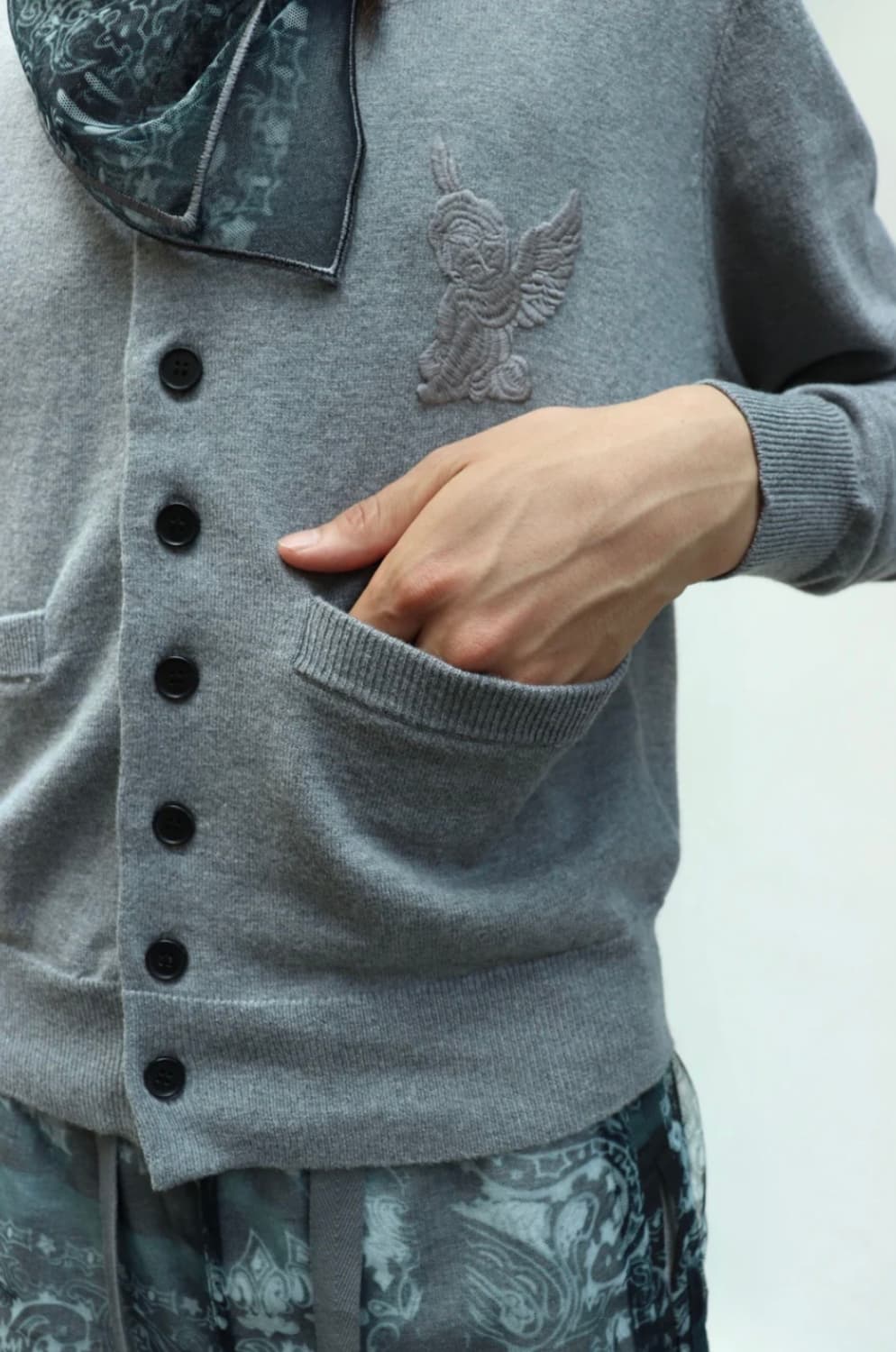 MASU 마수 10 버튼 가디건 상품이미지2