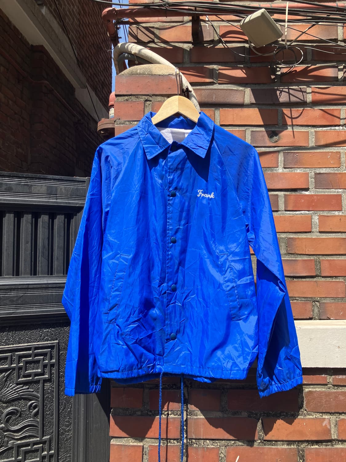 AUBURN Sportswear 90‘s 블루 코치 자켓 S 상품이미지1