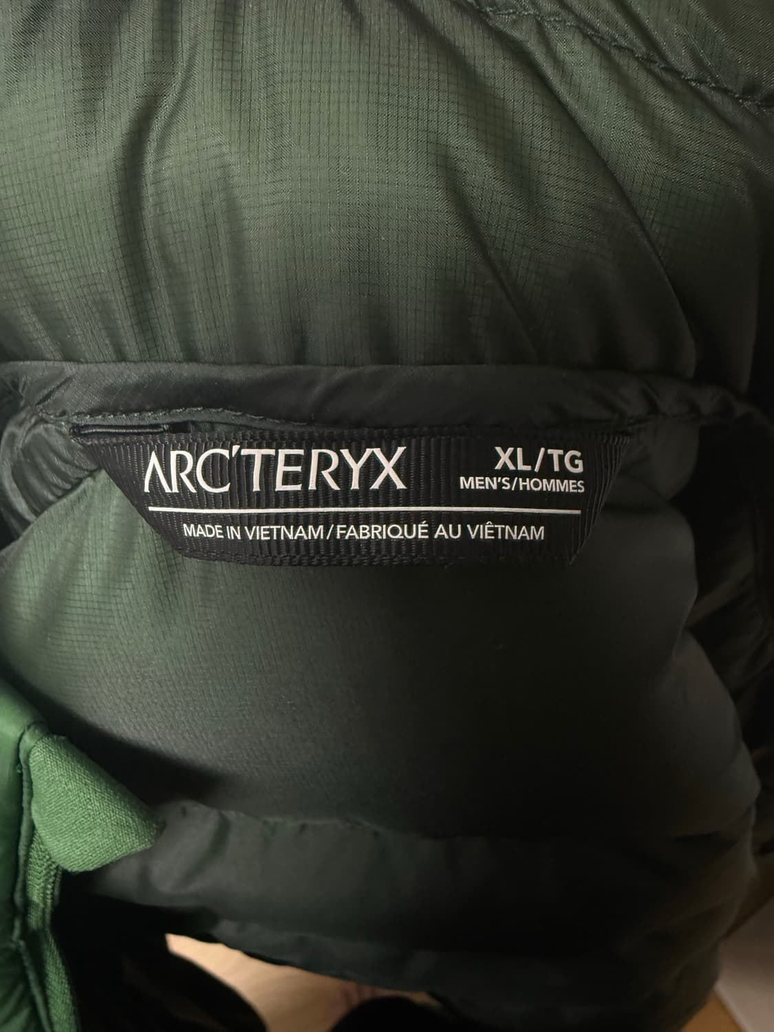 아크테릭스 세륨 패딩 XL 에덴 상품이미지5