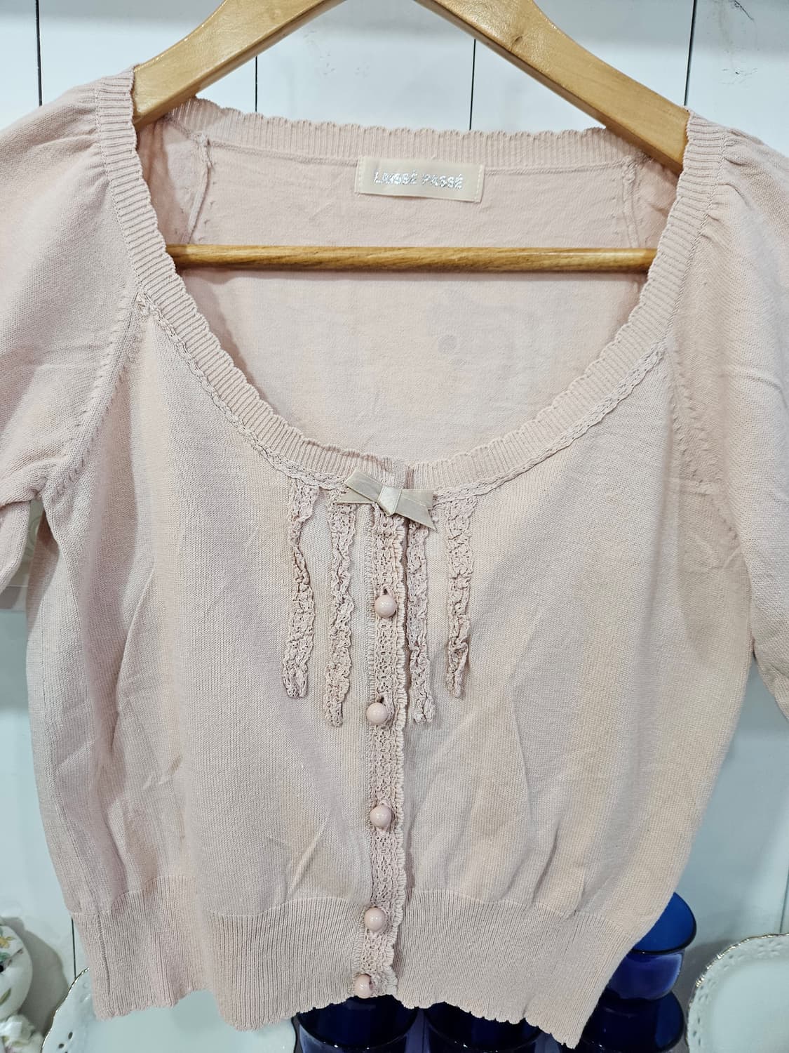 퍼프 니트 가디건 상품이미지2