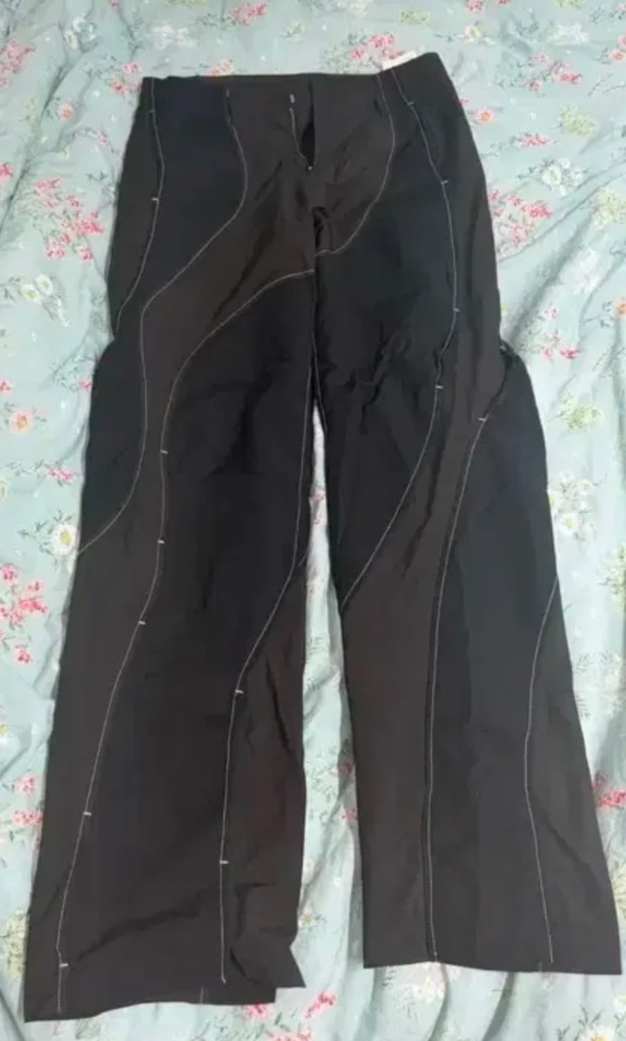 포스트아카이브 팩션 4.0+  m 트라우저 센터 블랙 바지 상품이미지2