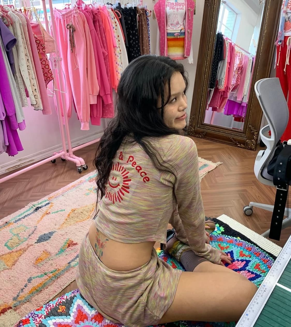 민지에나 셋업 상품이미지2