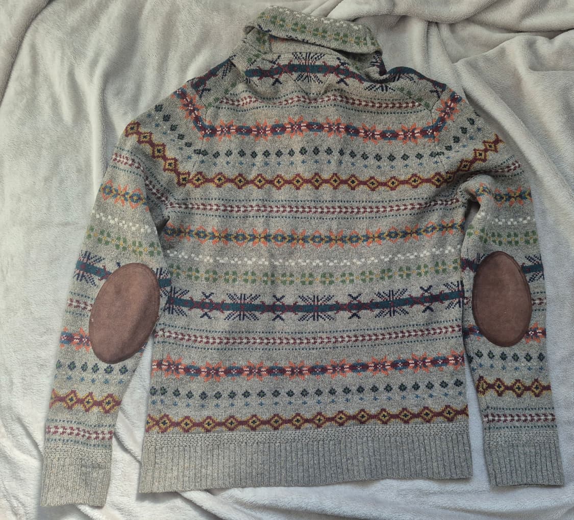 타미 힐피거 아즈텍 에스닉 모 숄 카라 니트 상품이미지2