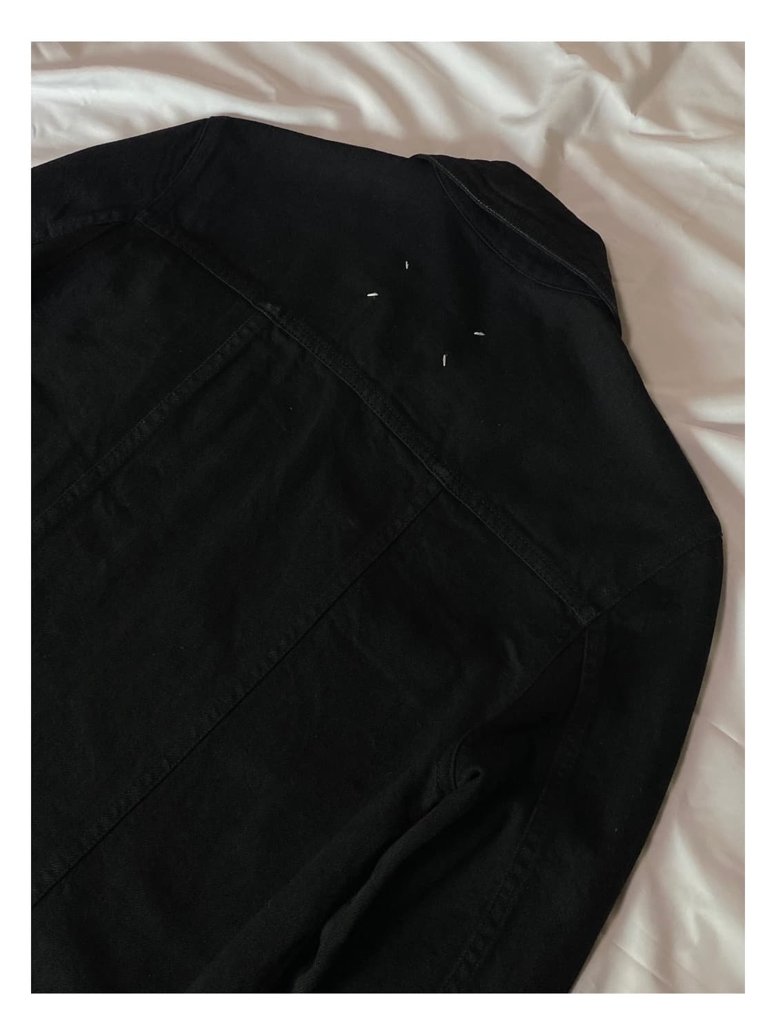 마틴 마르지엘라 백스티치 블랙 데님 자켓 흑청 트러커 블루종 아카이브 상품이미지3