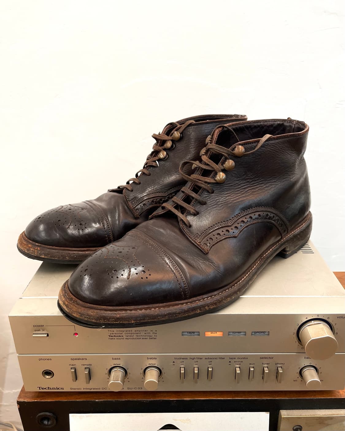 [275] 돌채앤가바나 브라운 레더 부츠 상품이미지2