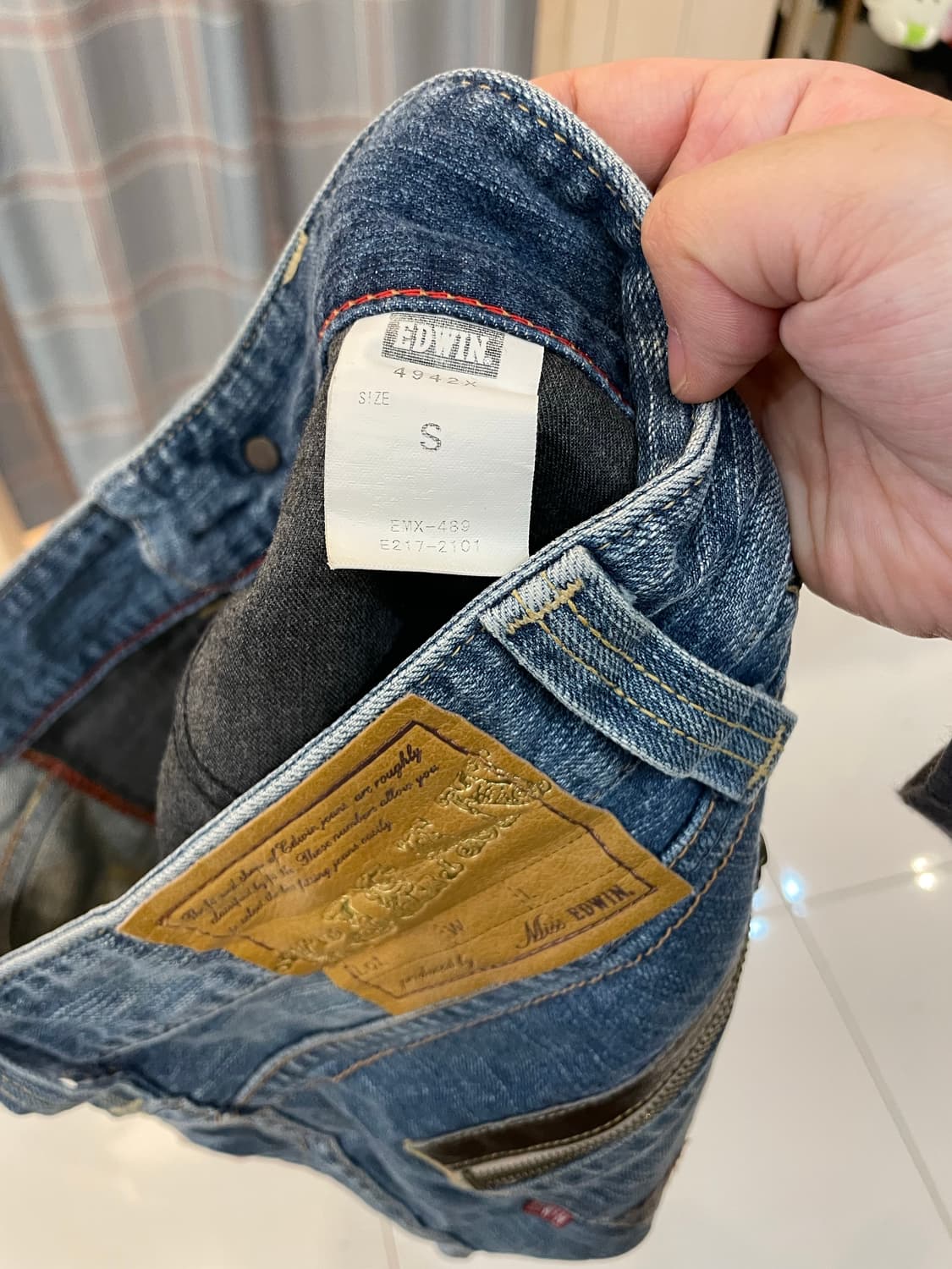 에드윈 Miss X-JEANS 데님반바지 상품이미지8