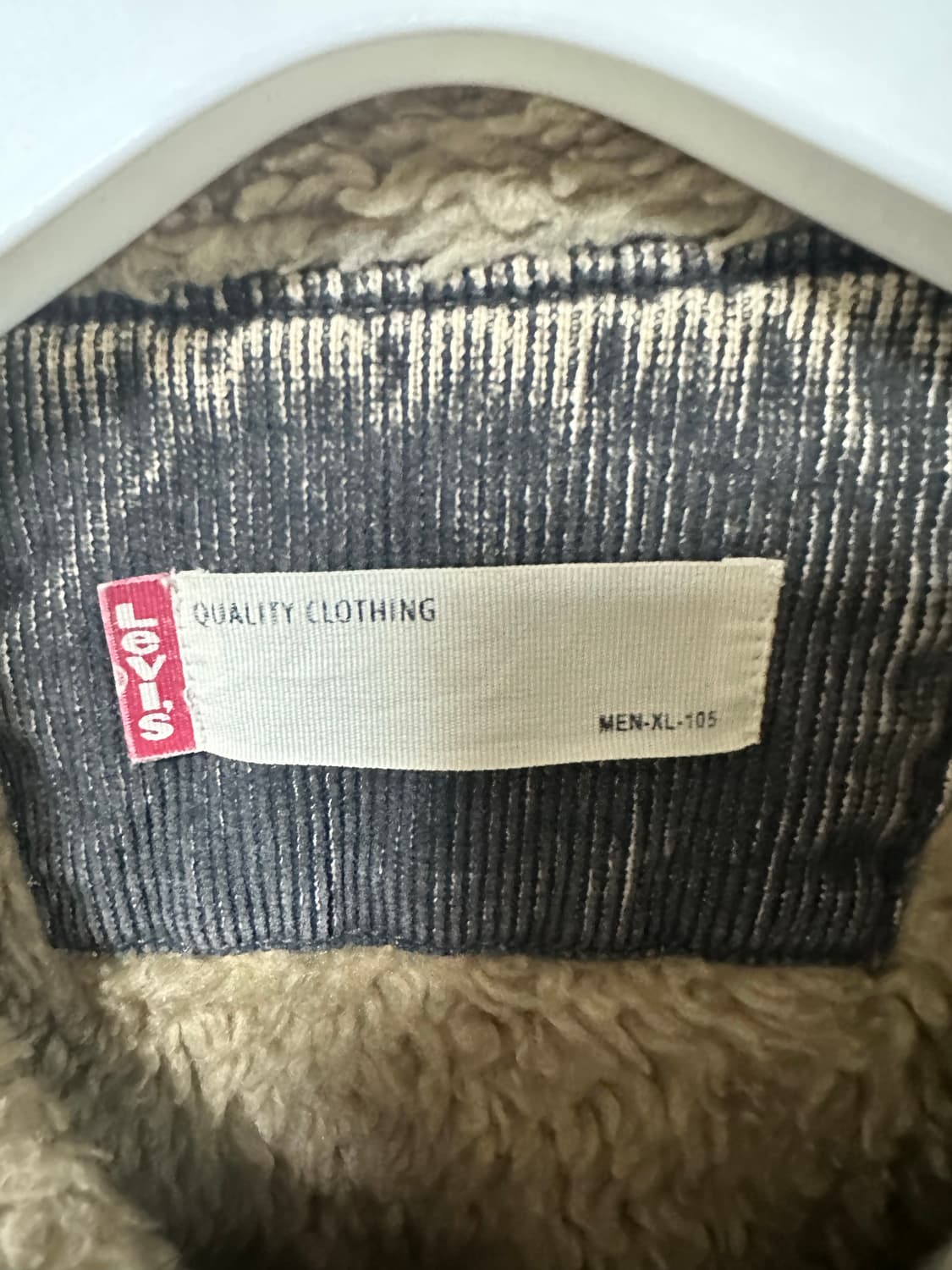 리바이스 코듀로이 쉐르파 흑청 상품이미지2