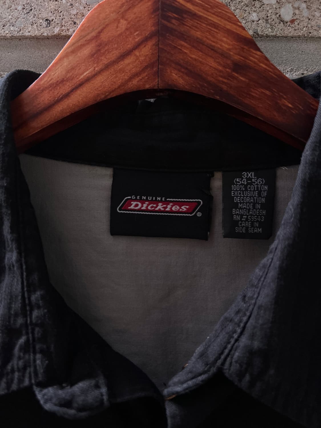 [3XL]디키즈 USA 2포켓 블랙 워크 셔츠 상품이미지3