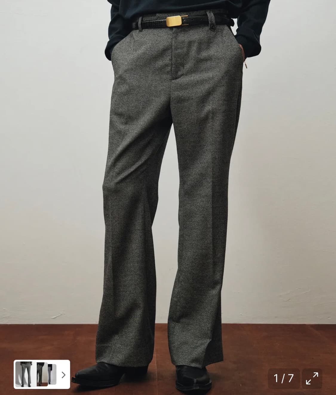 노이어 울트위드 플레어 슬랙스 48 상품이미지1