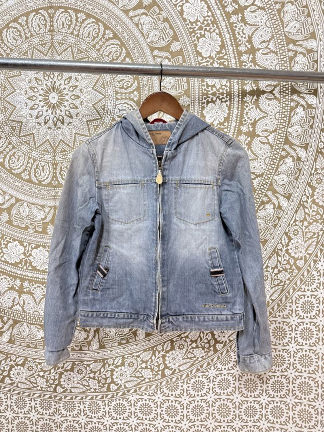 MARU DENIM 빈티지 워싱 후드 데님자켓 상품이미지2