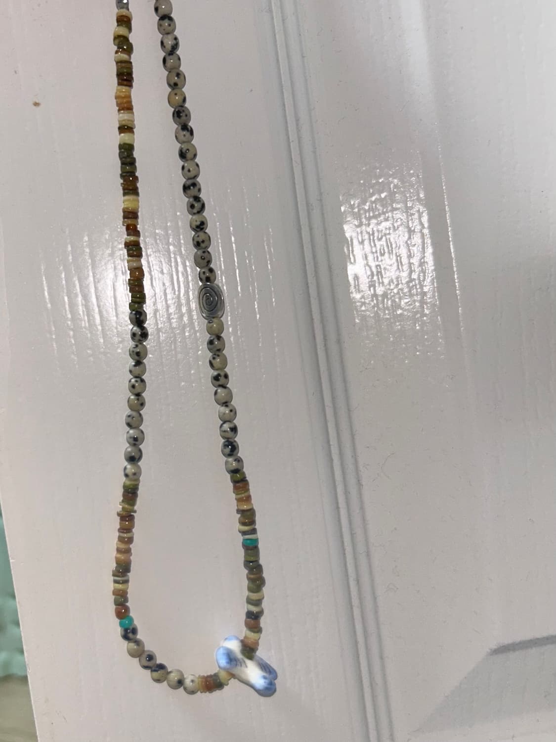 빈티지 비즈 새 목걸이 / wb bird necklace 상품이미지1