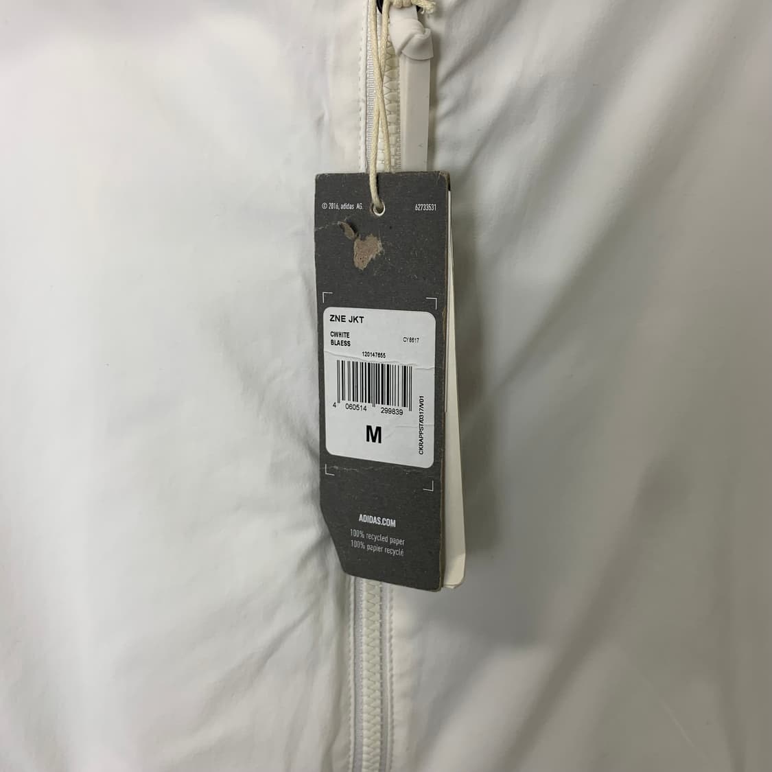 아디다스 암로고 화이트 패딩 점퍼 상품이미지6