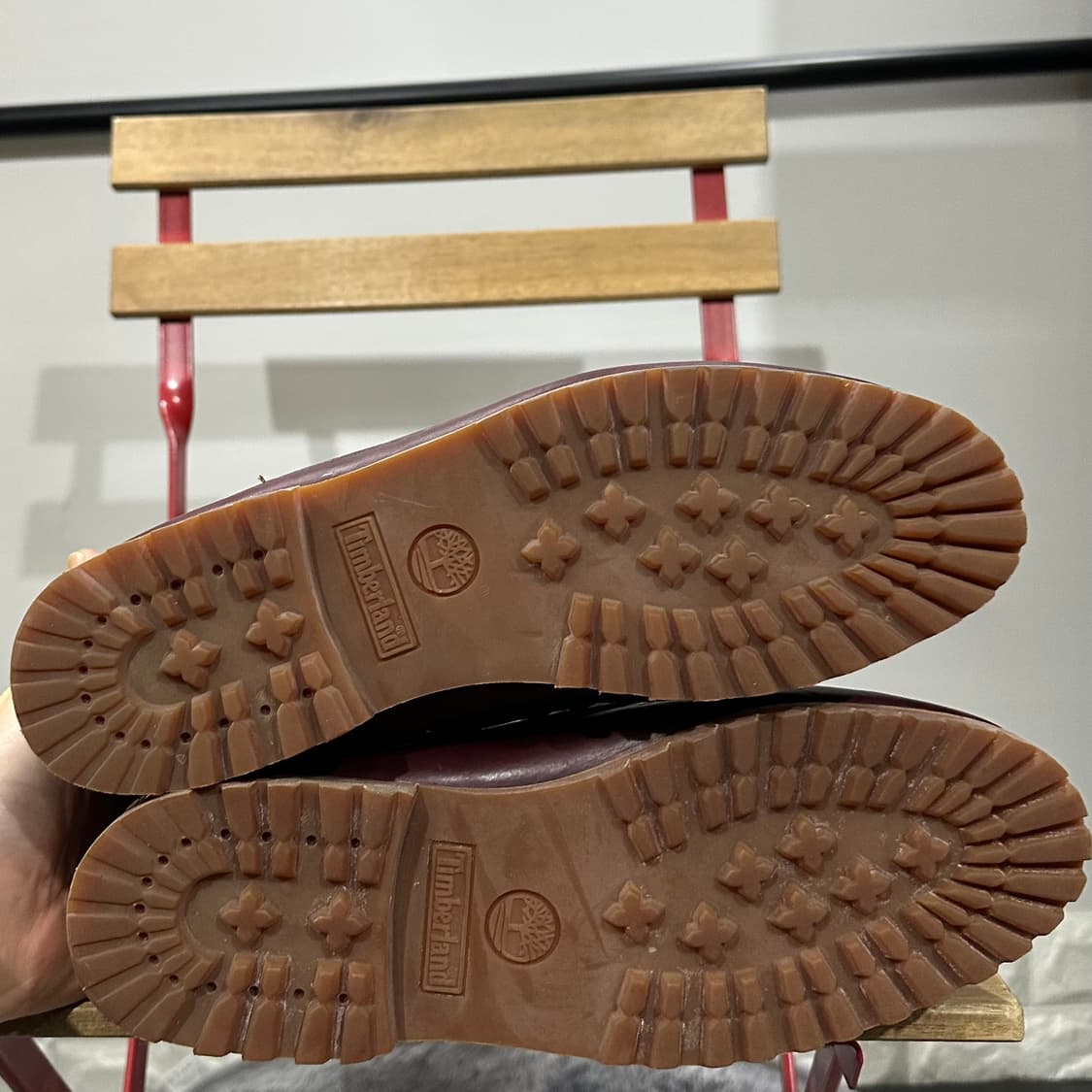 270) 팀버랜드 보트화 남성 남자 구두 보트 3 아이 버건디 상품이미지6