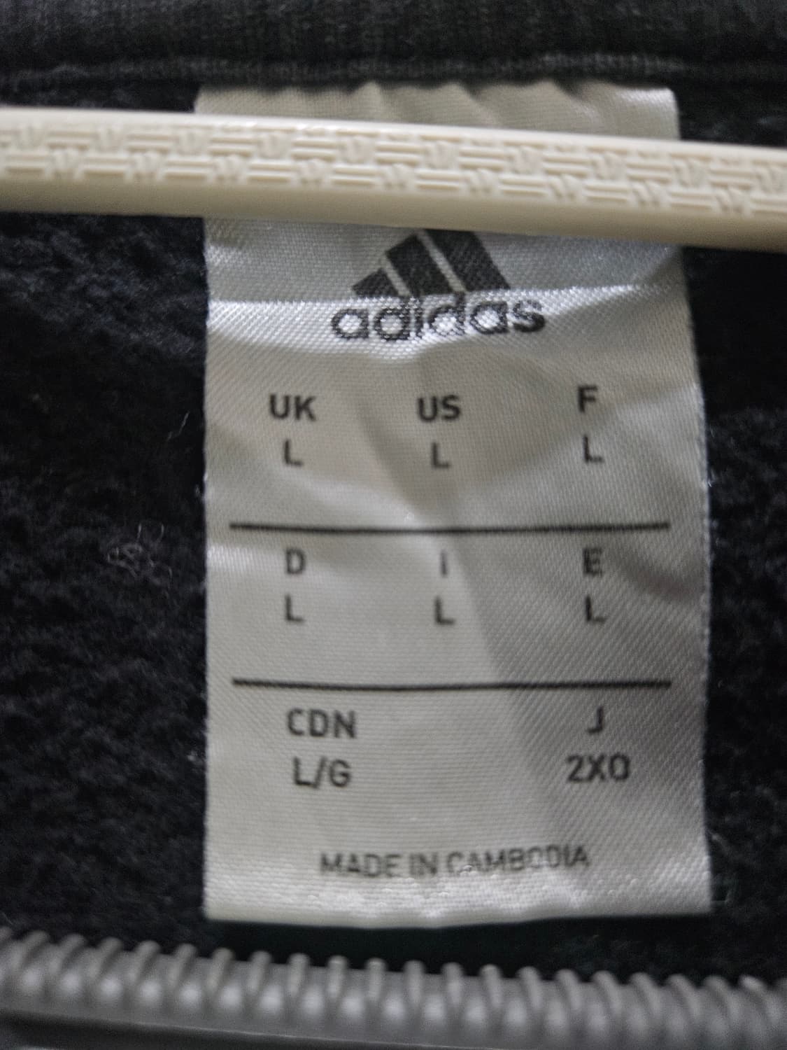 아디다스 검정 후드티 L 상품이미지3