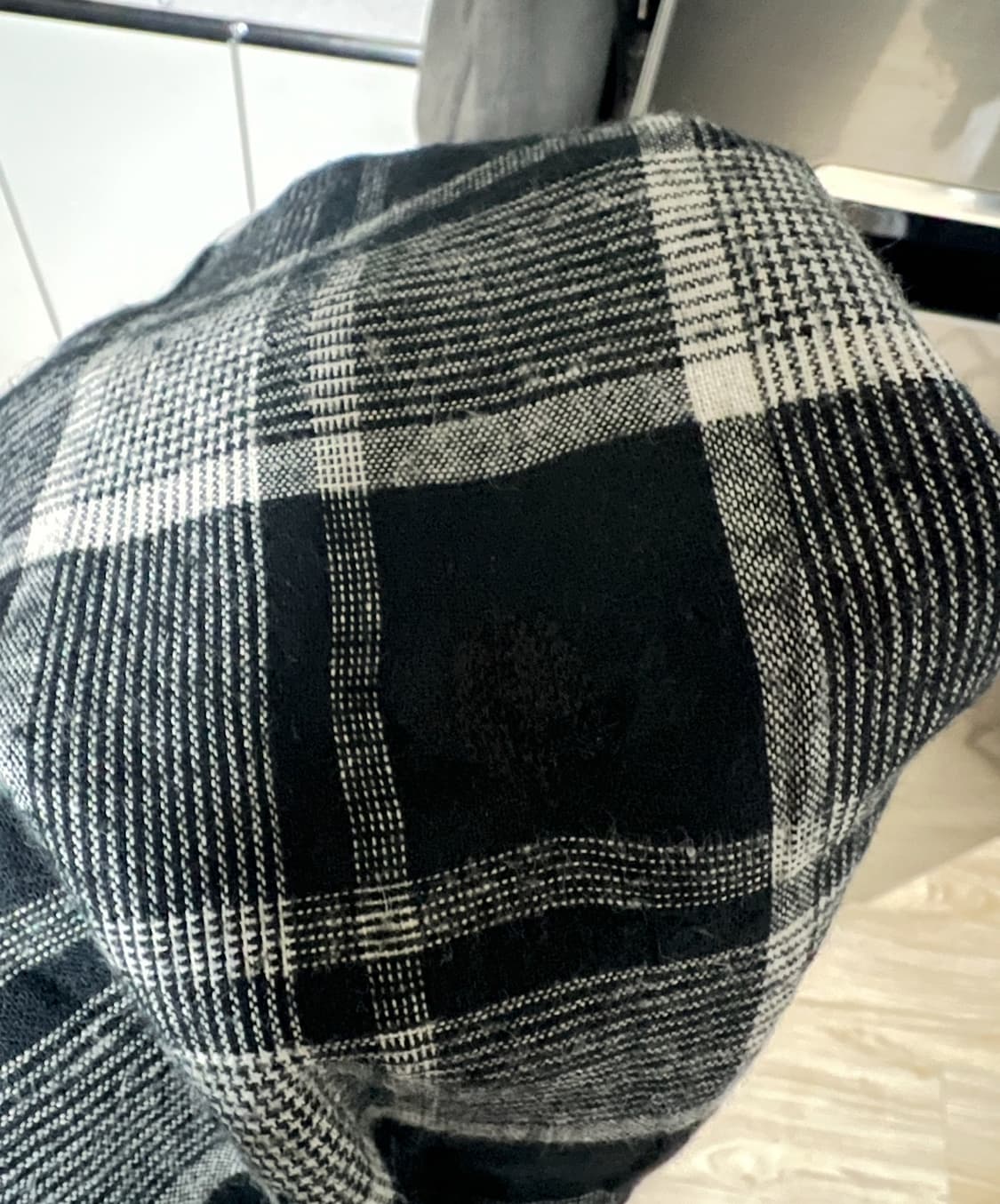 이얼즈어고 리버시블 라이너 블랙/체크 L 상품이미지2