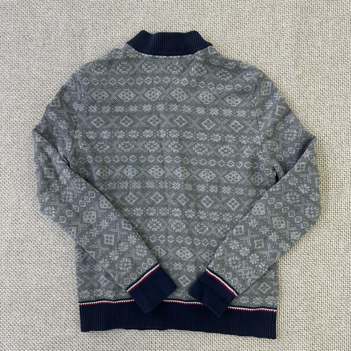 S 타미힐피거 페어아일 패턴 니트 0408D 상품이미지4