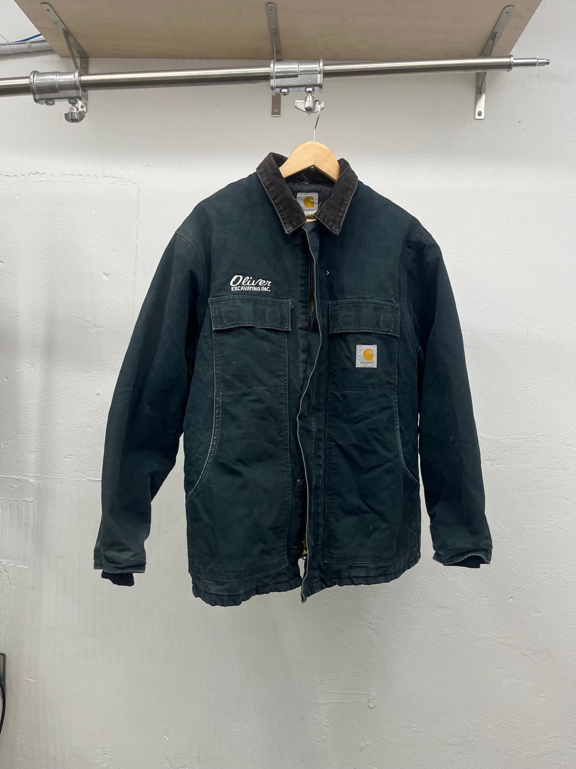 XL) 90년대 칼하트 03 블랙 워크 자켓 상품이미지1