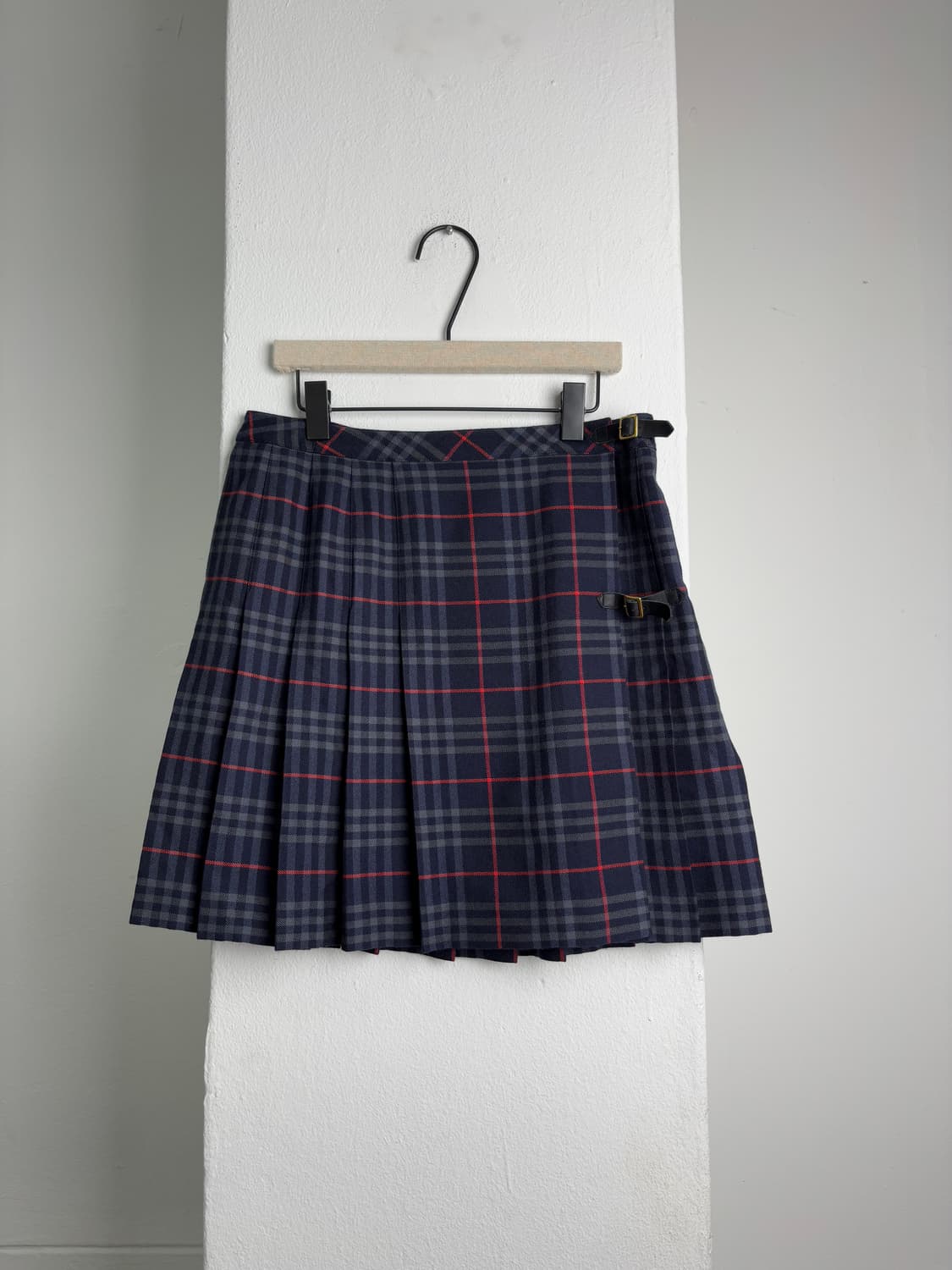 80-90sVintage Burberrys Nova Check Skirt 상품이미지1