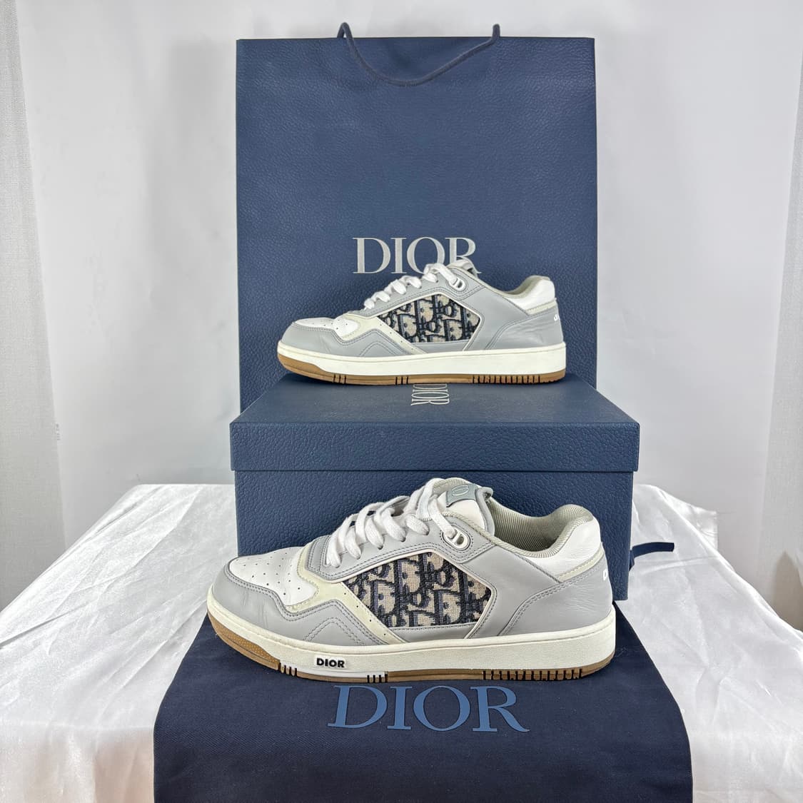 (풀박스,42)디올 B27 오블리크 로우탑 스니커즈 상품이미지2
