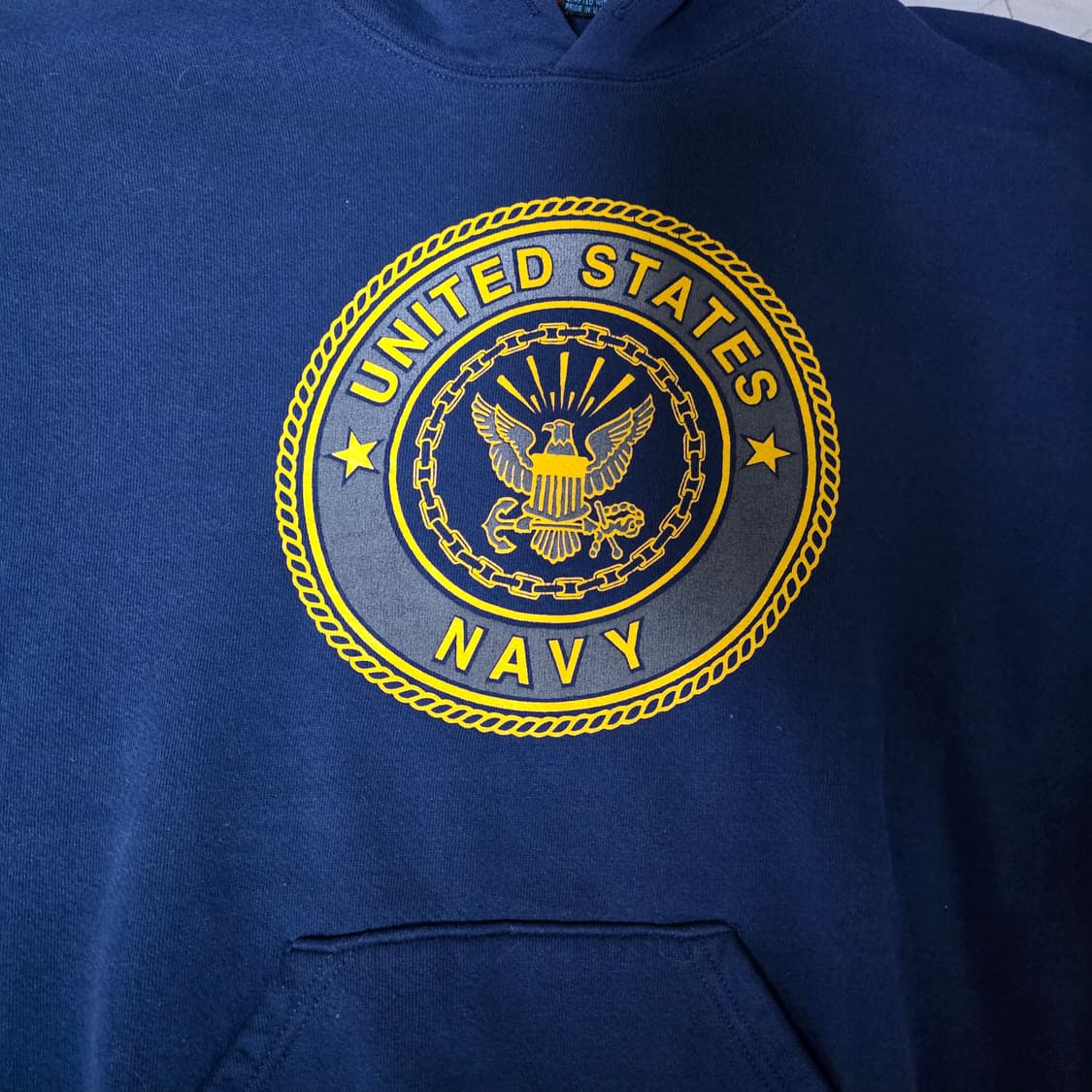 [XL] 90s USA 네이비 USN NAVY 빈티지 후드티 상품이미지3