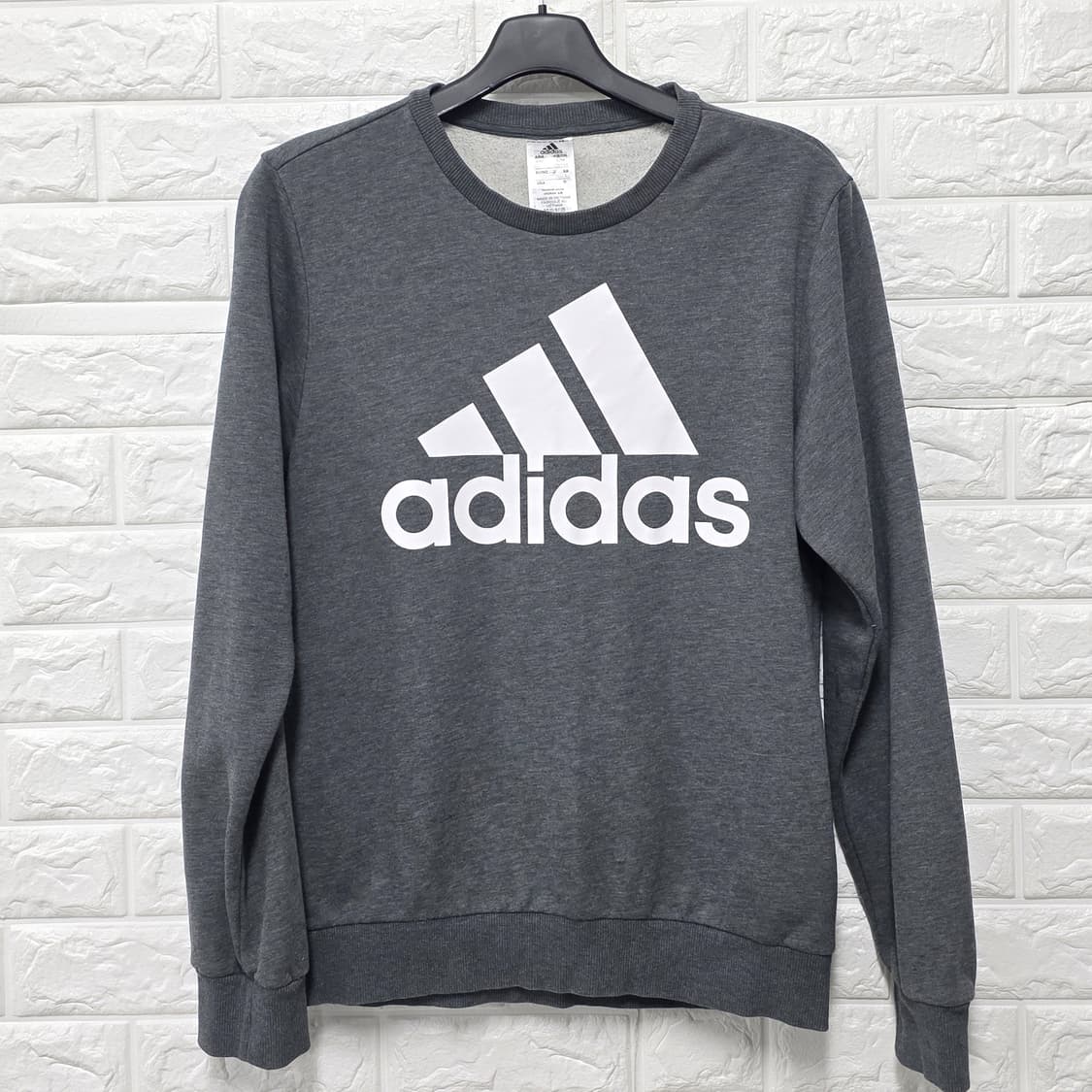 택포) 아디다스 빅로고 맨투맨 L 상품이미지1