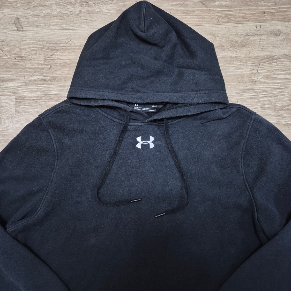 언더아머 크로스드 아치 로고 후드티 상품이미지2