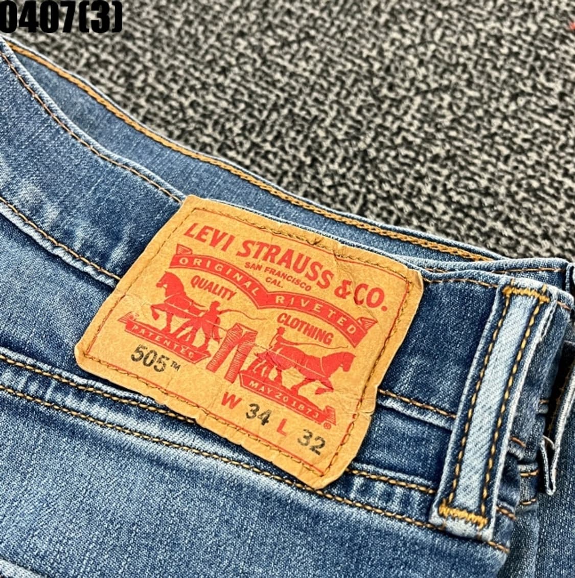 리바이스 505 청바지 데님팬츠 상품이미지2