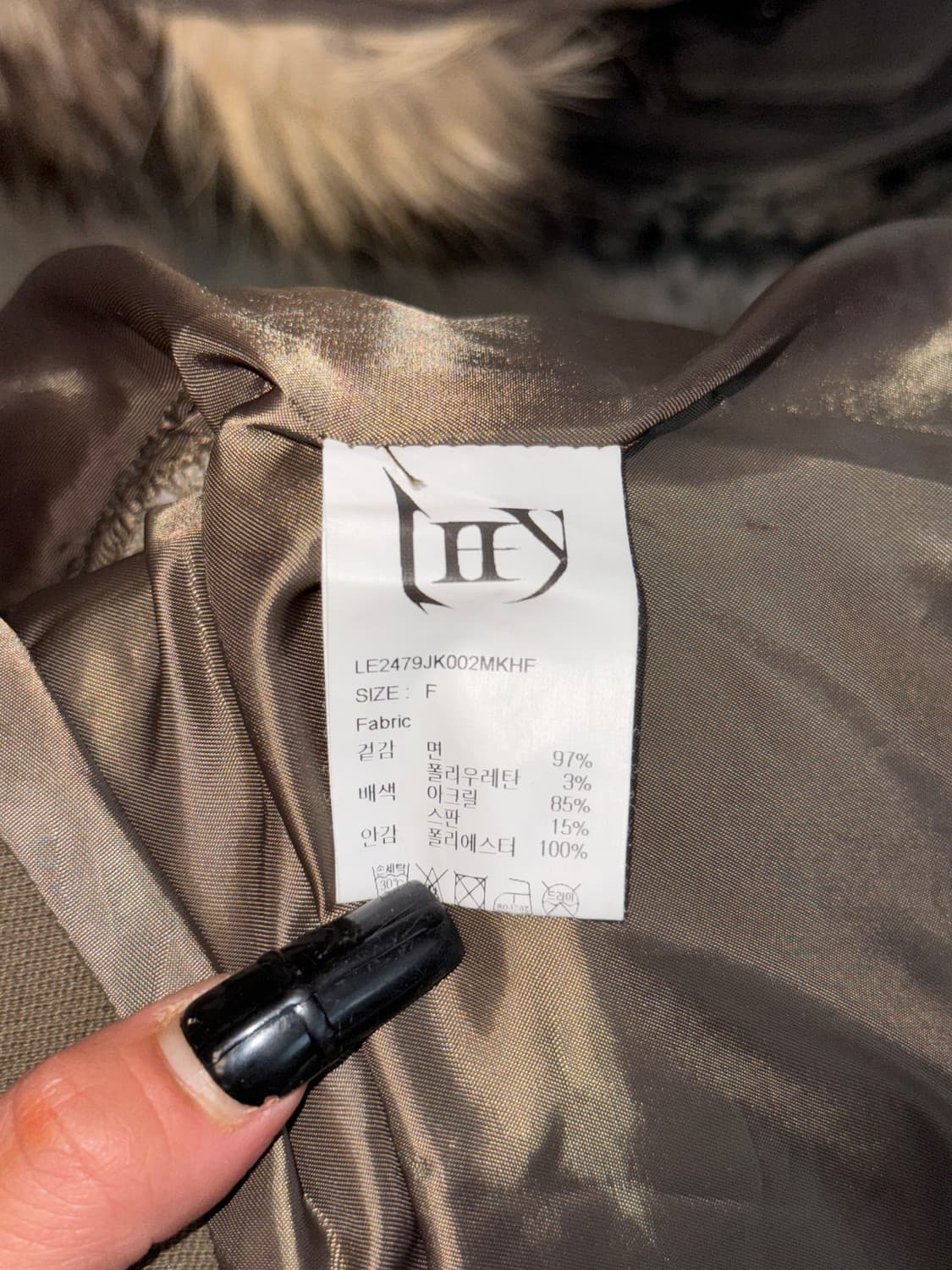 YEEL ASYMMETRY CHIC JACKET KHAKI 상품이미지7