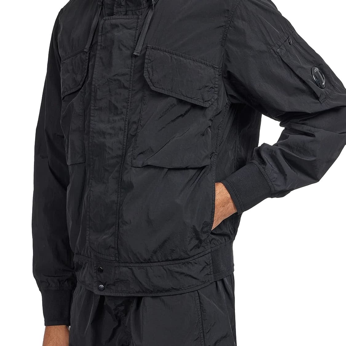 CP컴퍼니 크롬R 후드 렌즈 바람막이 자켓 블랙 L사이즈 상품이미지9