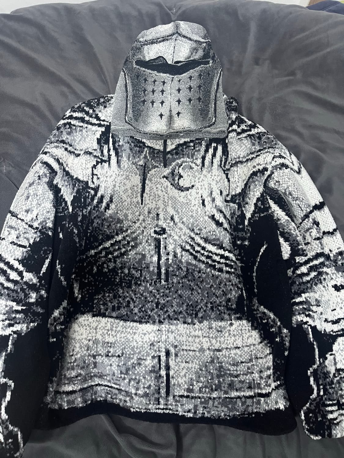 떠그클럽 기사 니트집업,바라클라바 상품이미지1