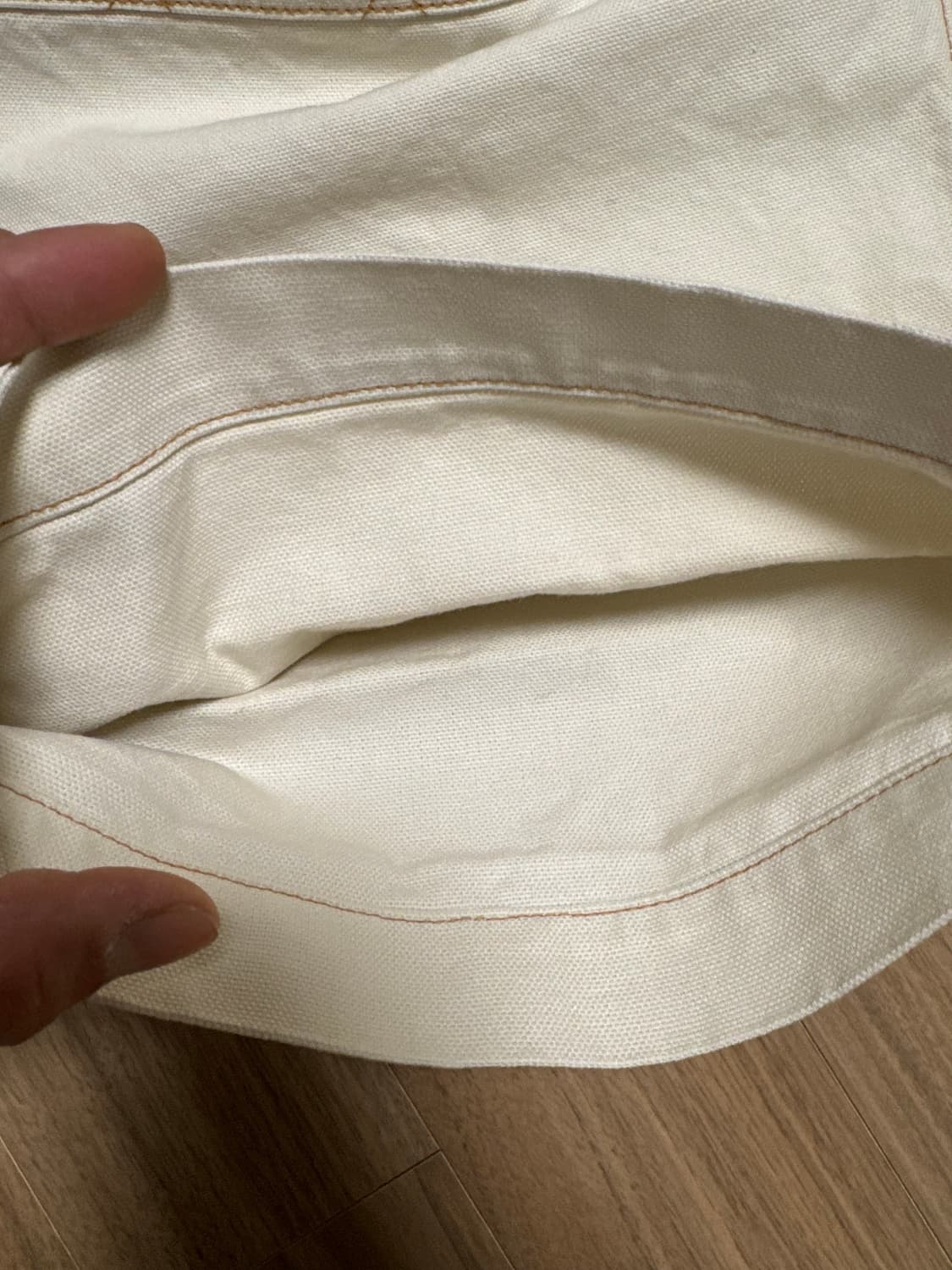 캐피탈 캔버스 지퍼 와이드 럼버팬츠4사이즈 상품이미지7