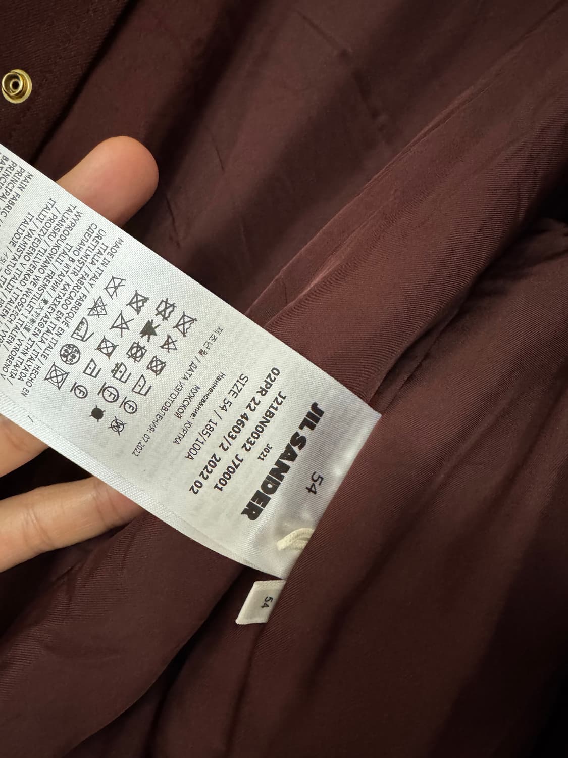 질샌더 봄버 자켓 54 상품이미지5