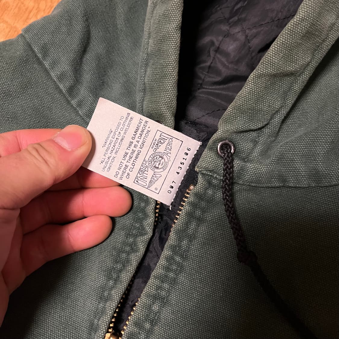 [XXL] 90s 빈티지 칼하트 액티브 자켓 JQ294 모스 상품이미지4