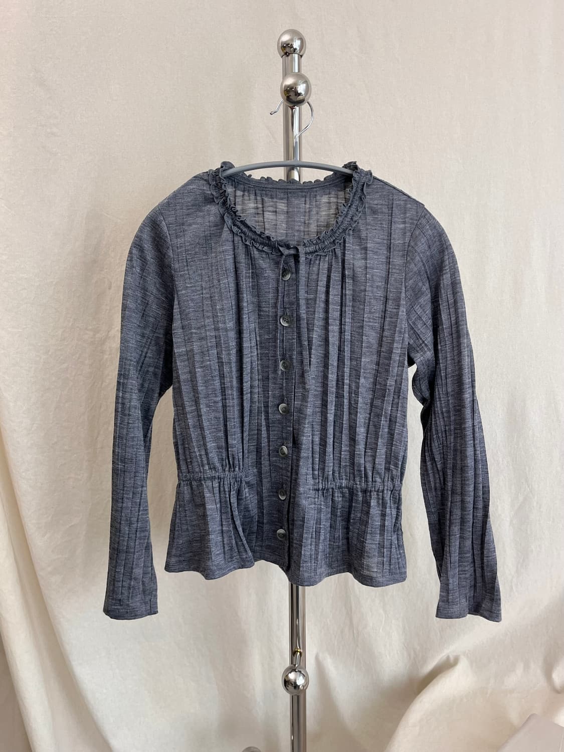 Im Mago Pleated Top 상품이미지1