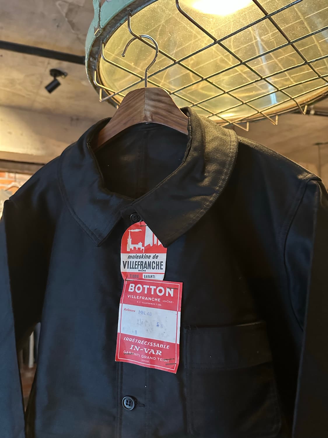 Dead Stock black french molskin work JK 상품이미지4