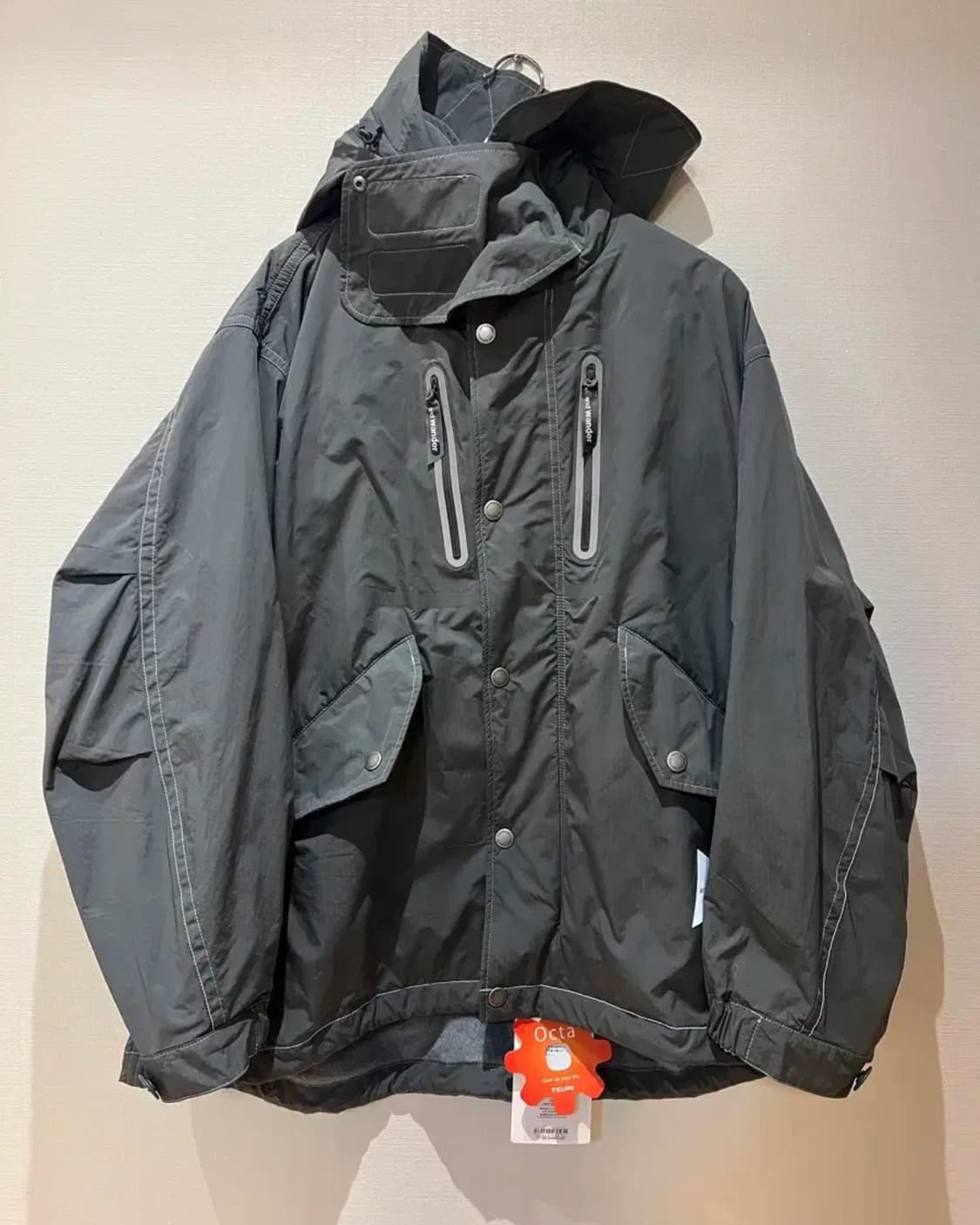 앤드원더 andwander fishtail octa coat(s/m) 상품이미지1