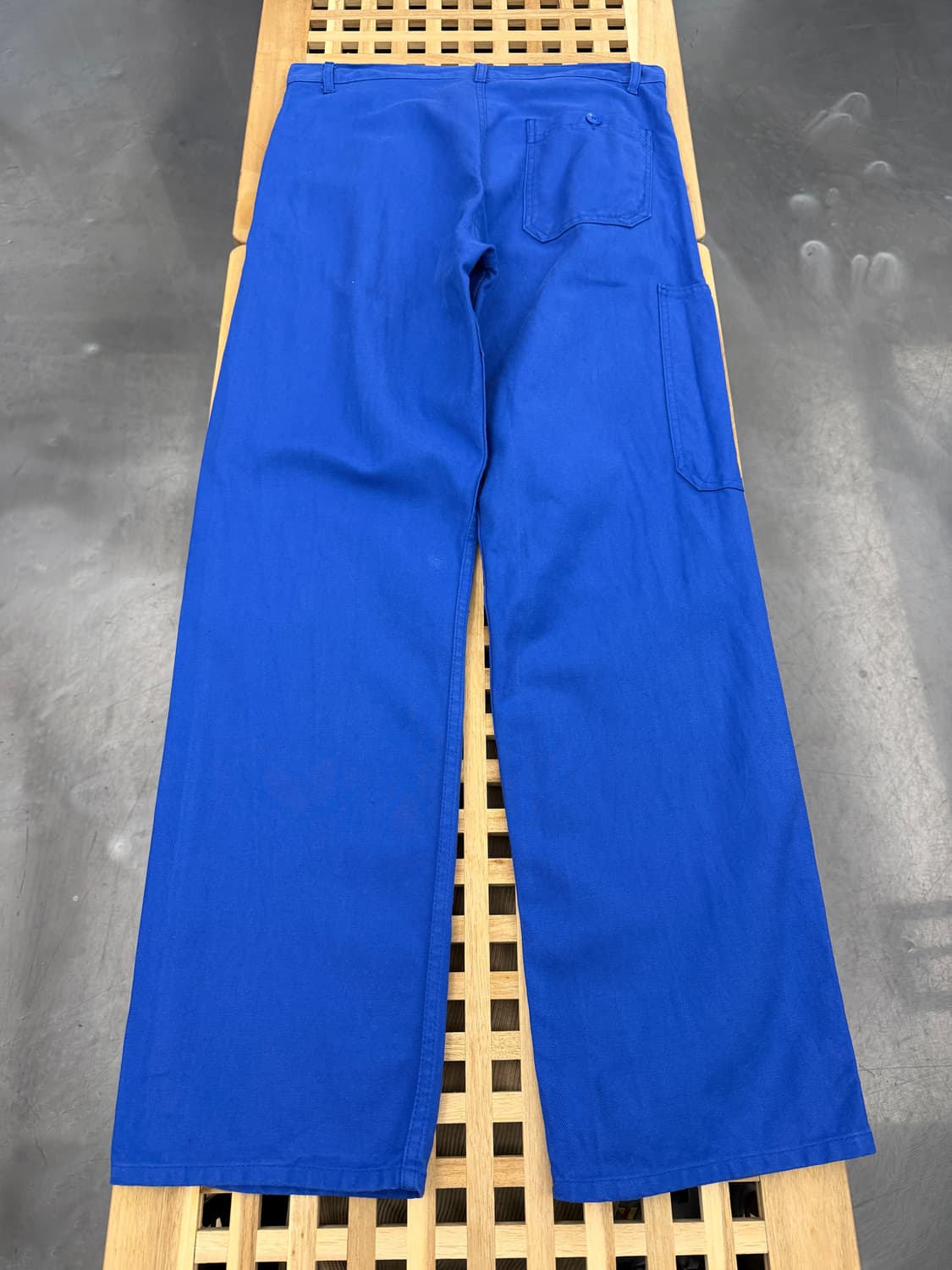 OLD VINTAGE WASHED BLUE FRENCH 프렌치워크팬츠 상품이미지2