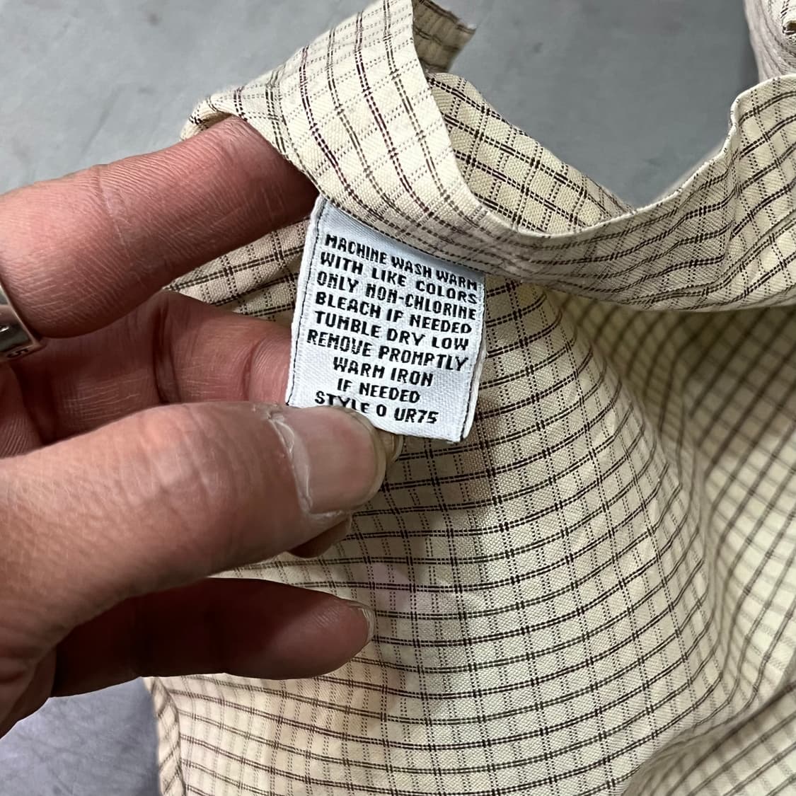  엘엘빈 워크 체크 셔츠 y15023 상품이미지6