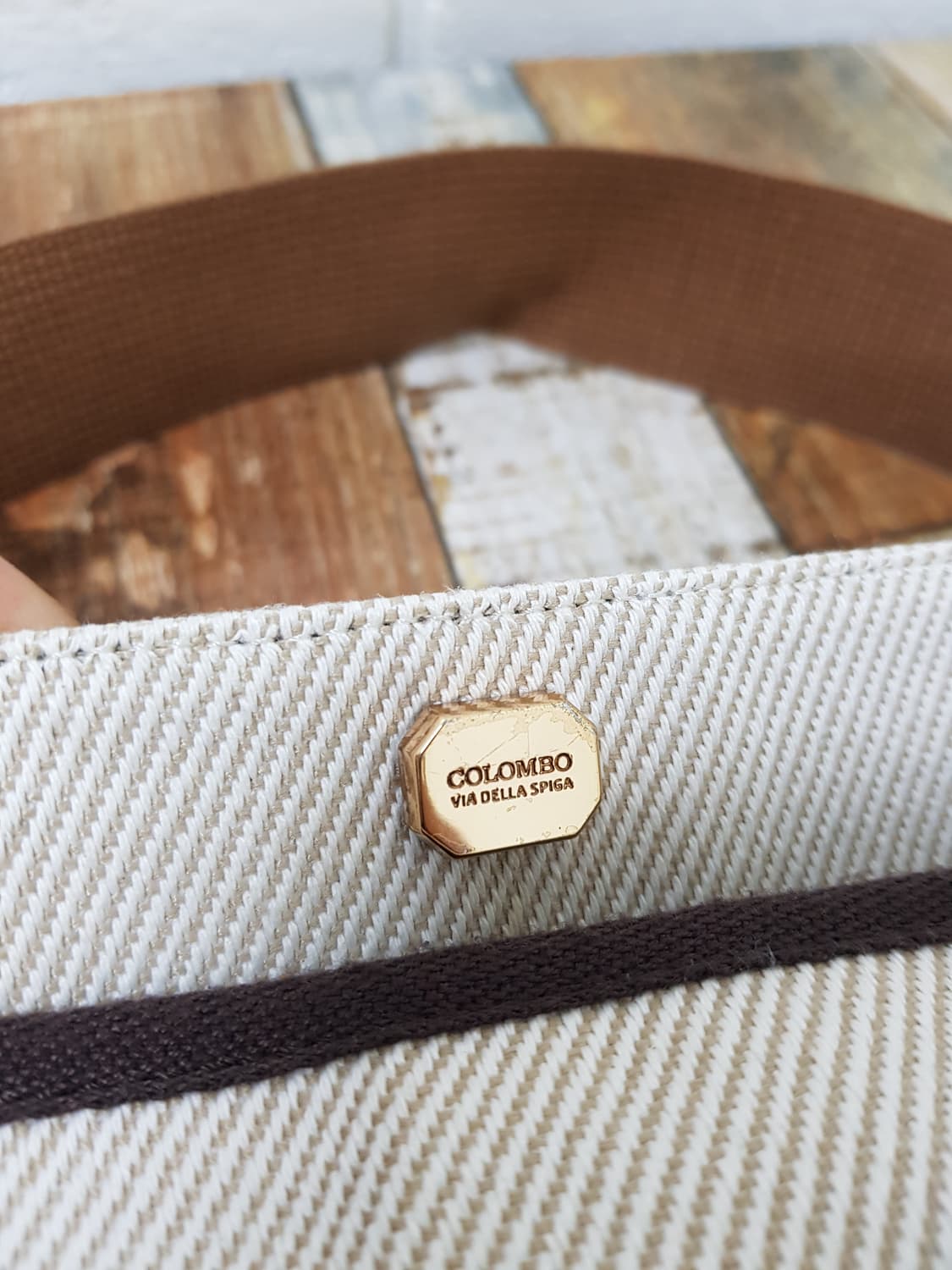 [정품] 콜롬보 비아델라스피가 캔버스 토트백 상품이미지5