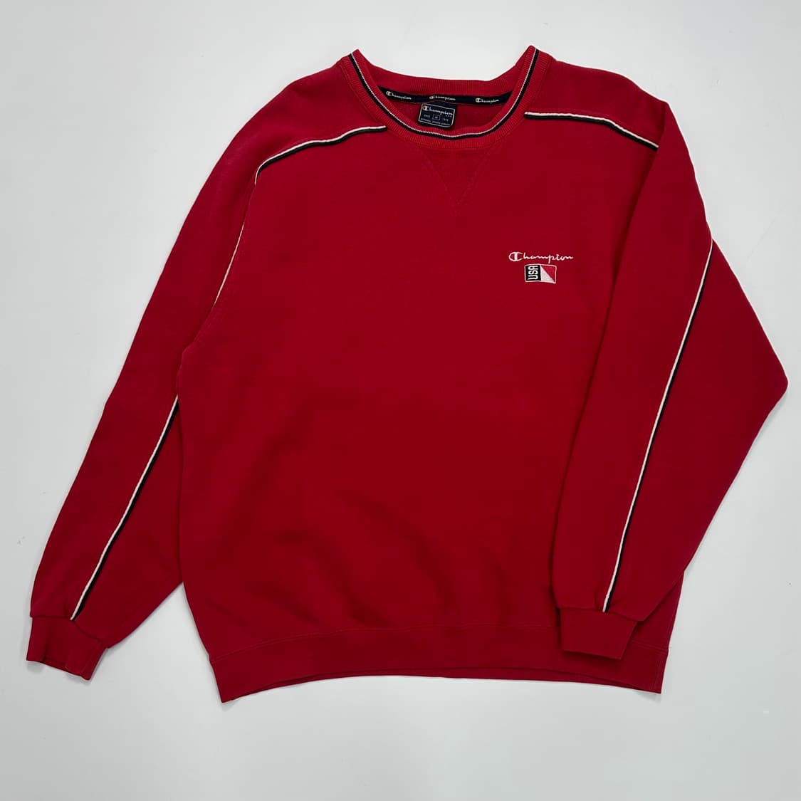 90’s champion usa flag sweatshirt 상품이미지5