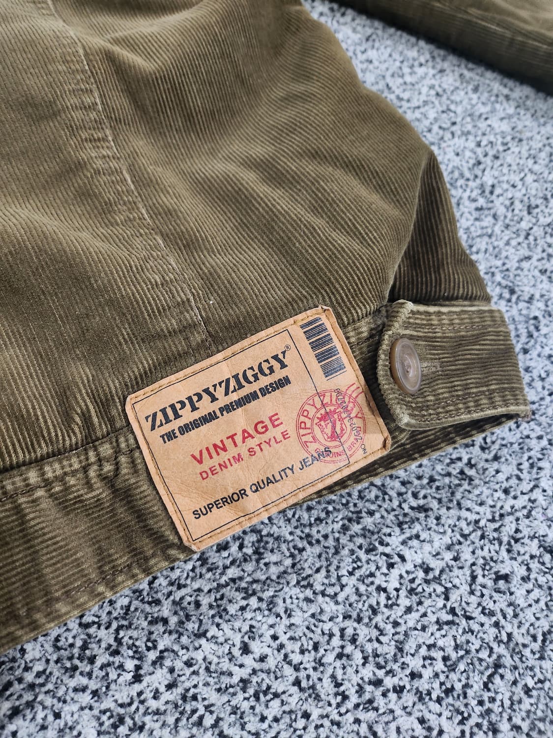 코듀로이 빈티지 양털 카라 자켓 상품이미지6