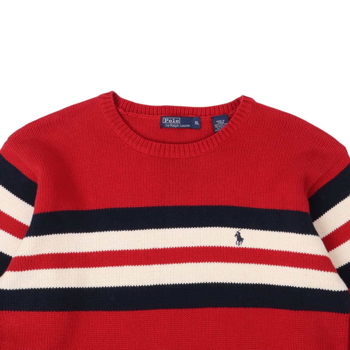 폴로 랄프로렌 레드 스트라이프 니트 상품이미지2