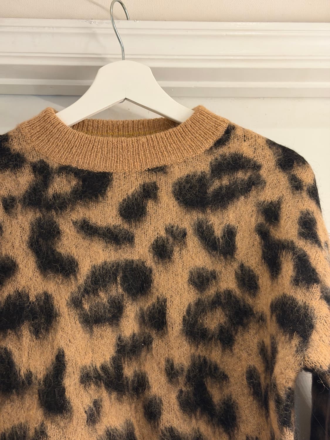 울 레오파드 스웨터 상품이미지2