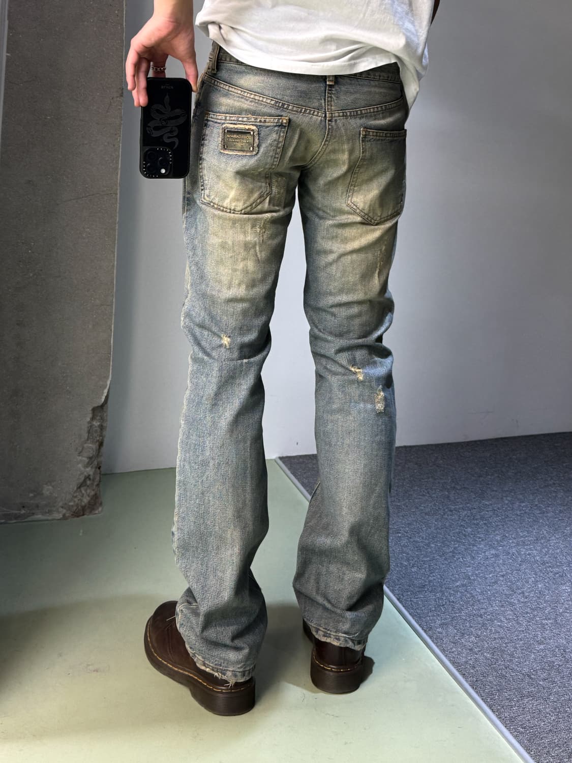 돌체앤가바나 데미지드 데님 팬츠 상품이미지2