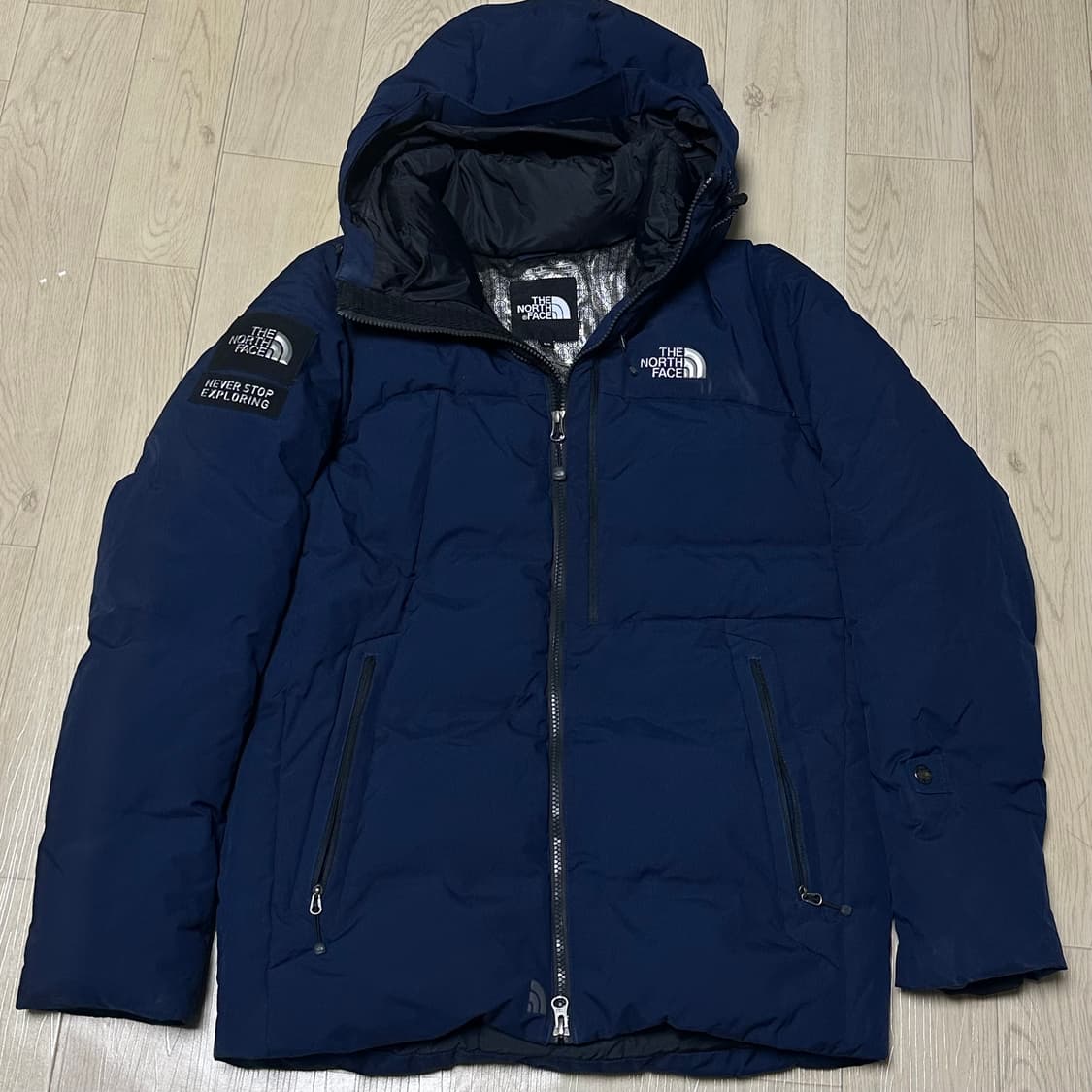 노스페이스 스노우시티 네이비 패딩 상품이미지1