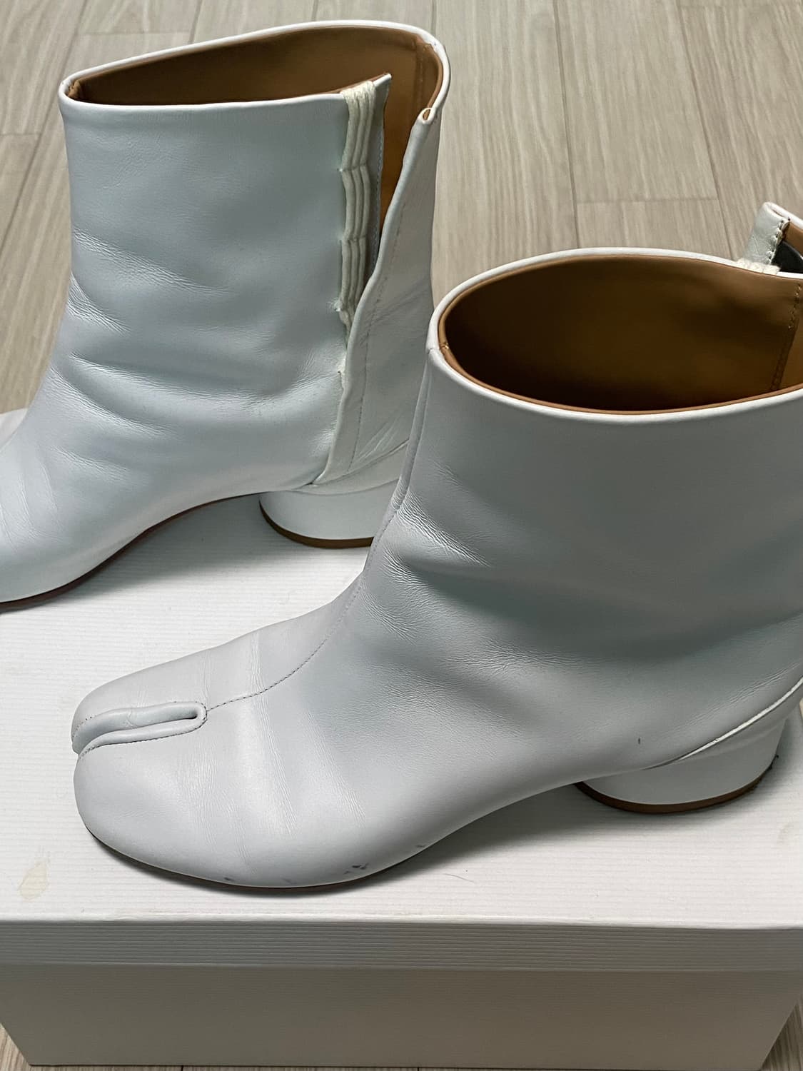 마르지엘라 타비 부츠 38 화이트 상품이미지5