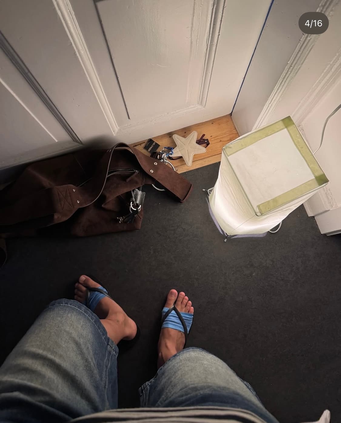 (필인더블랭크xDASHA) D Wide Strap Bag _Brown 상품이미지6