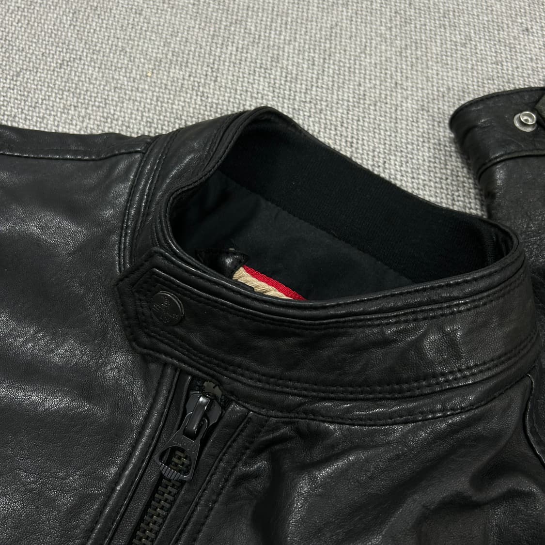 리바이스 램스킨 바이커 레더자켓(M) 상품이미지6