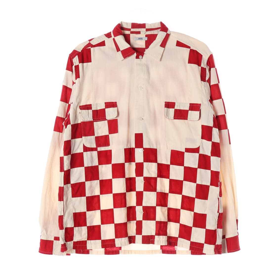 보디 BODE 22SS 레이싱 체크 롱 슬리브 셔츠 상품이미지1