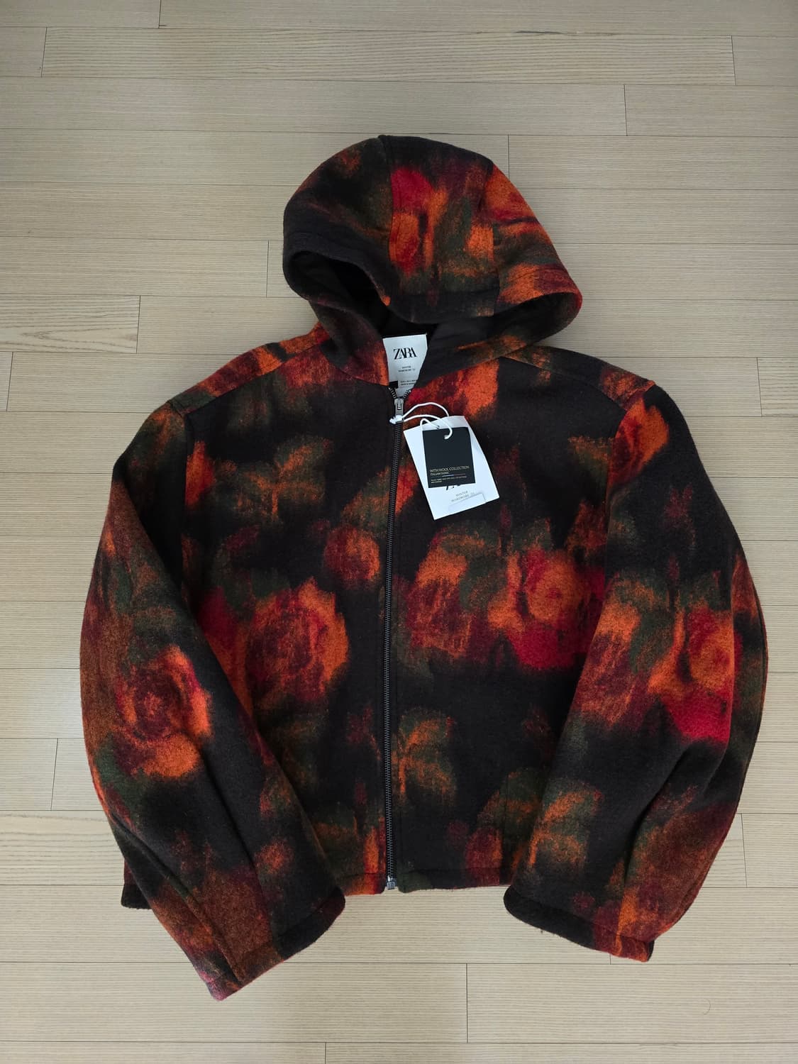 자라 25FW 후드 박시핏 점퍼 자켓 L 상품이미지4